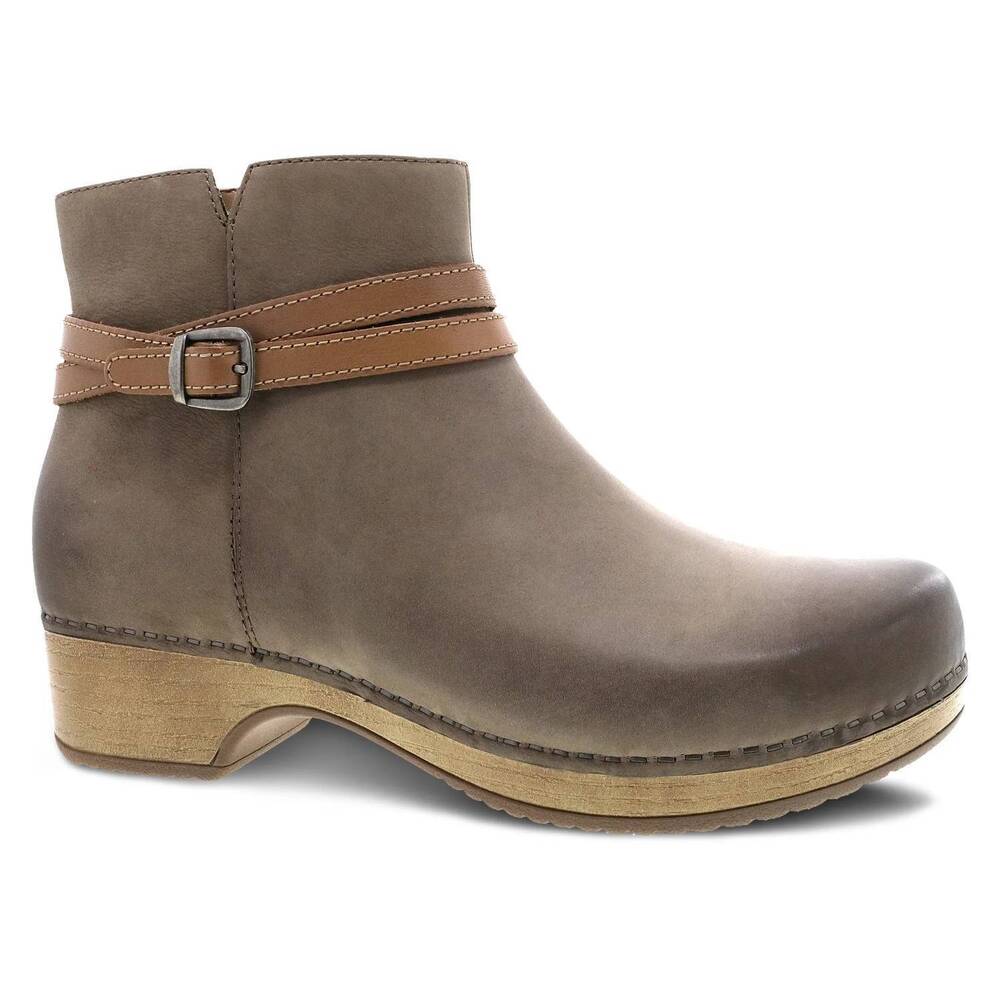 NEW DANSKO women's brook comfort clog boots in taupe